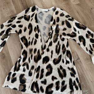 Vici Leopard Print Women's Cardigan - By Together